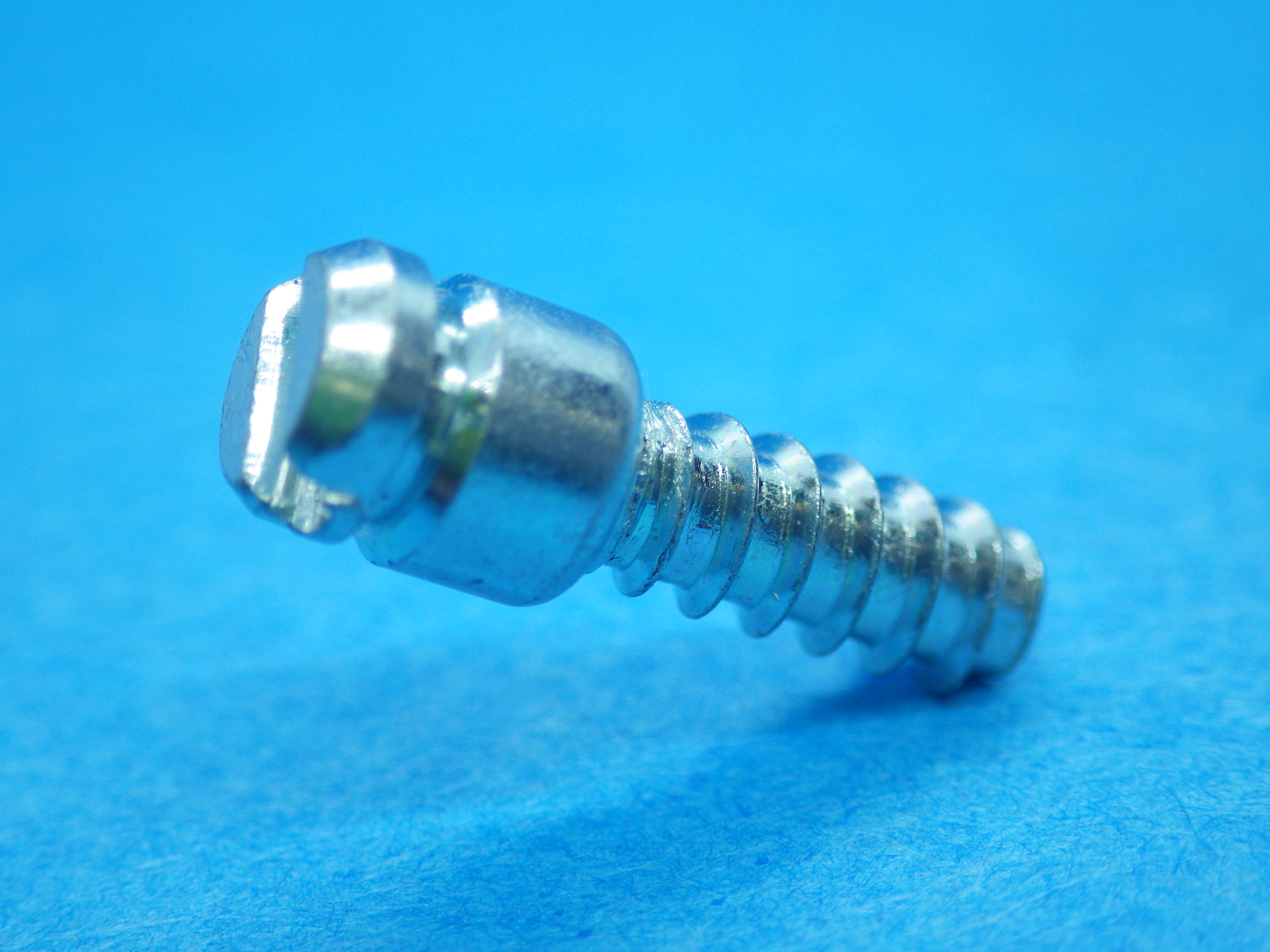 いたずら防止ネジの事例③：電器メーター用封印ネジ（フウインネジ）（φ15mm×40mm）